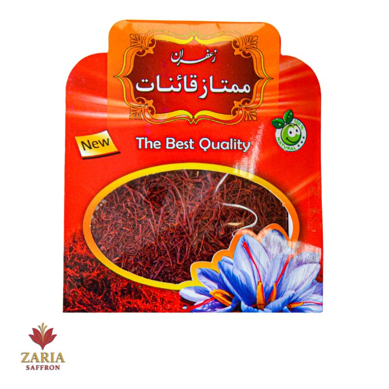 تصویر زعفران سرگل ممتاز قائنات نیم مثقالی